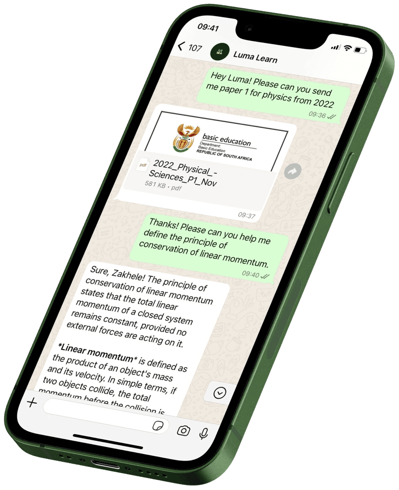 Luma app on phone